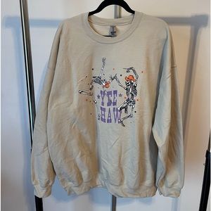 Yeehaw skeleton sweatshirt